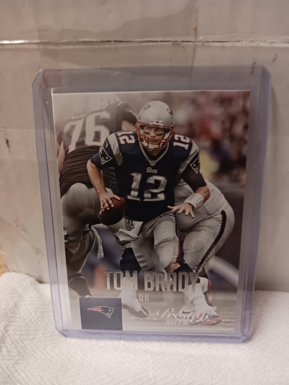 2010 PANINI PRESTIGE TOM BRADY PRO BOWL Navy & Silver